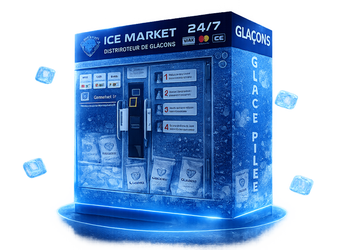 Distributeur automatique de glaçons Ice Market
